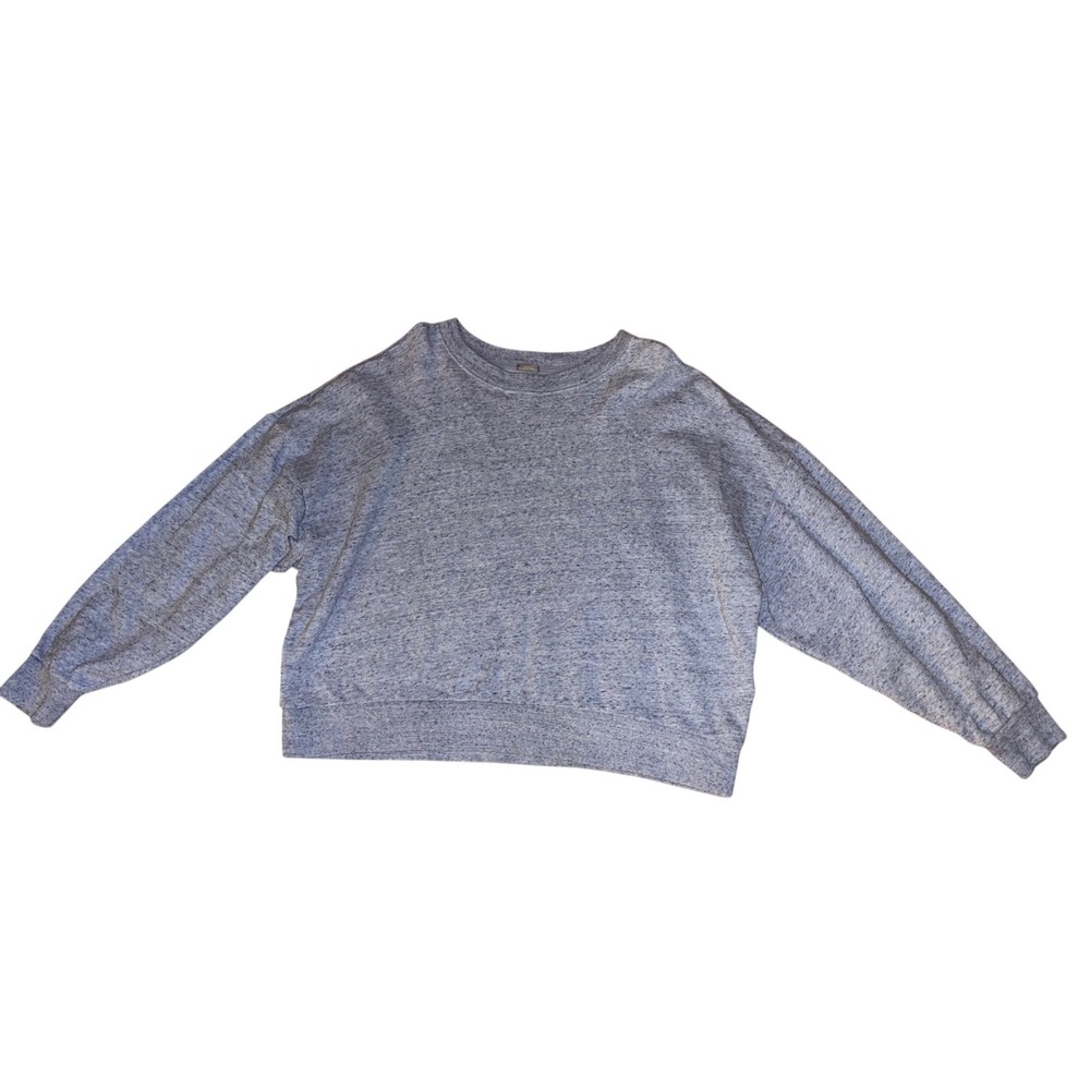 GAP Heathered Blue Crewneck Sweatshirt Pullover Long Sleeve Size XXL